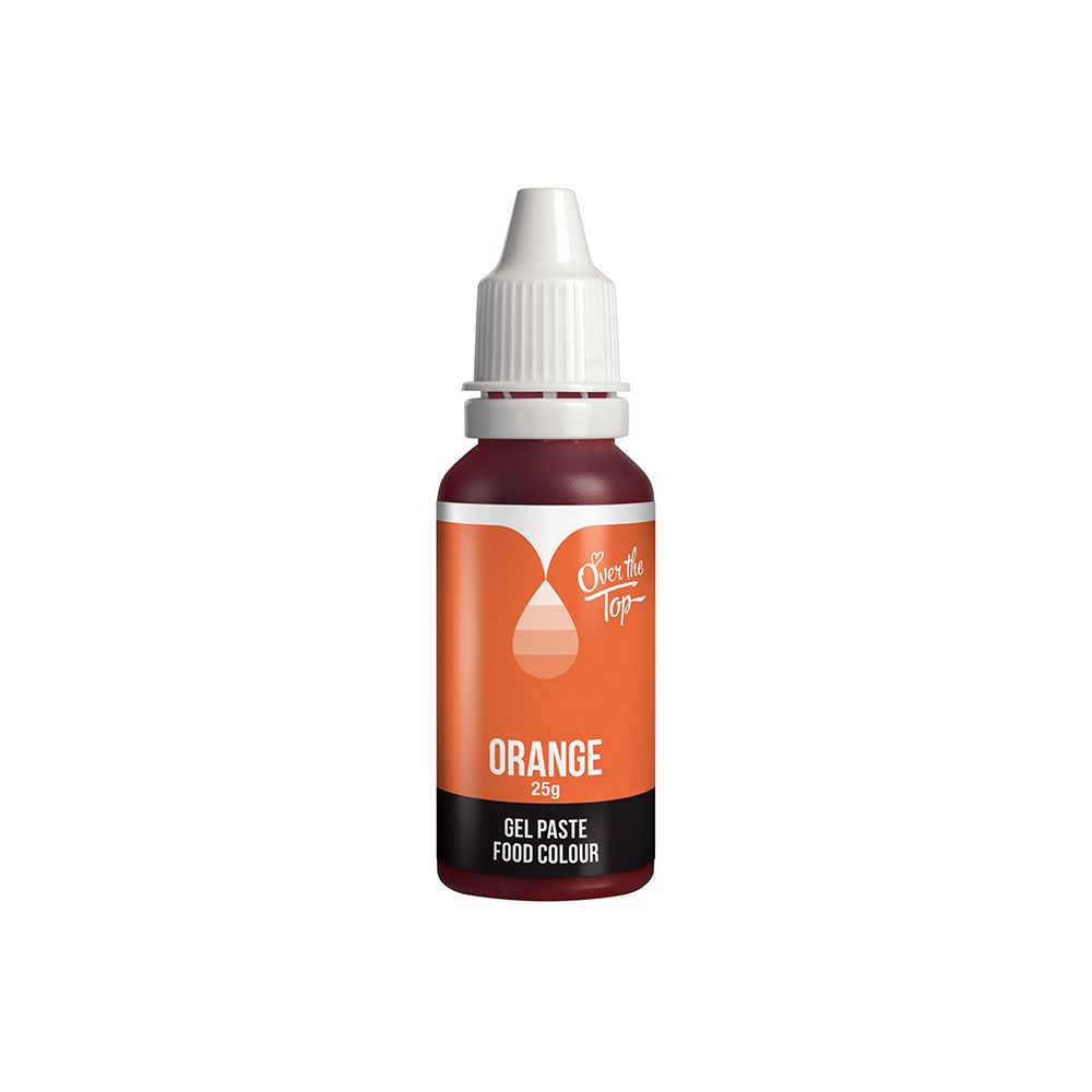 Over The Top Gel Food Colour Orange 25g