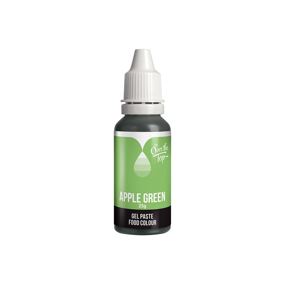Over The Top Gel Food Colour Apple Green 25g