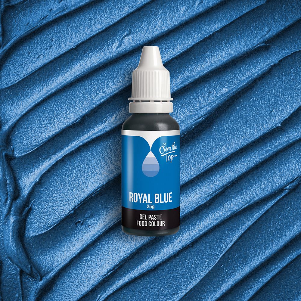 Over The Top Gel Food Colour Royal Blue 25g