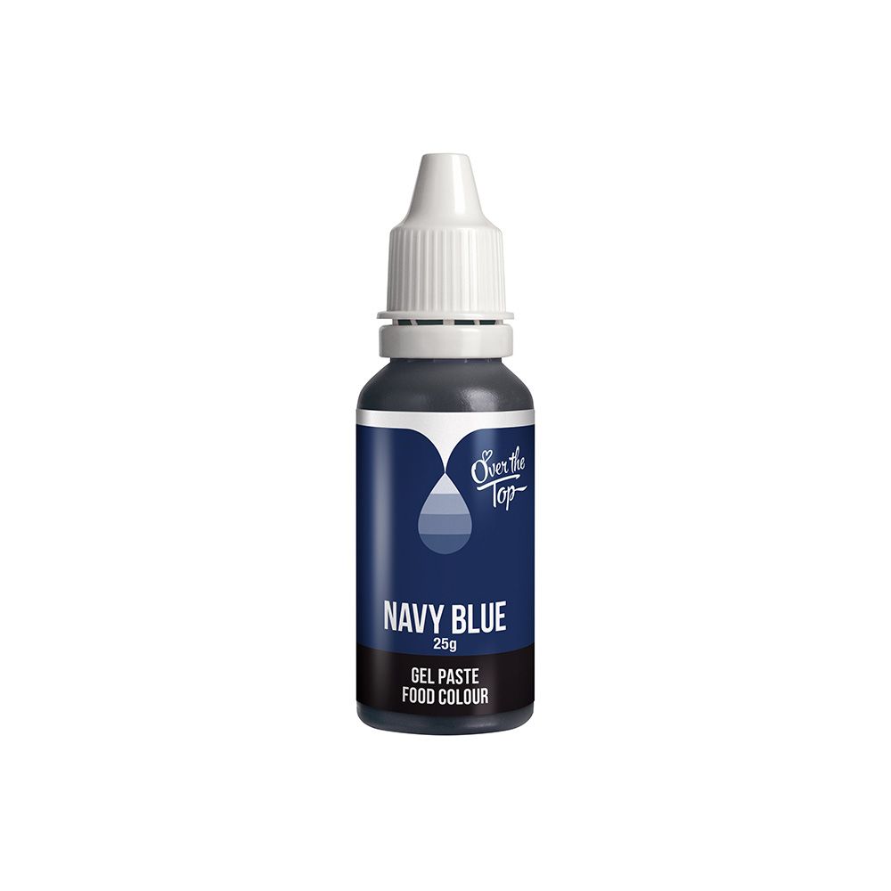 Over The Top Gel Food Colour Navy Blue 25g