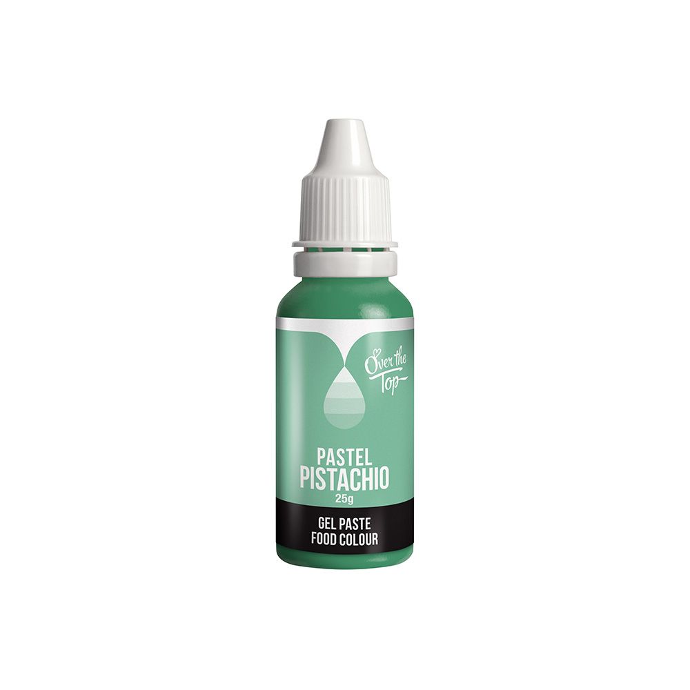 Over The Top Gel Pastel Food Colour Pistachio 25g