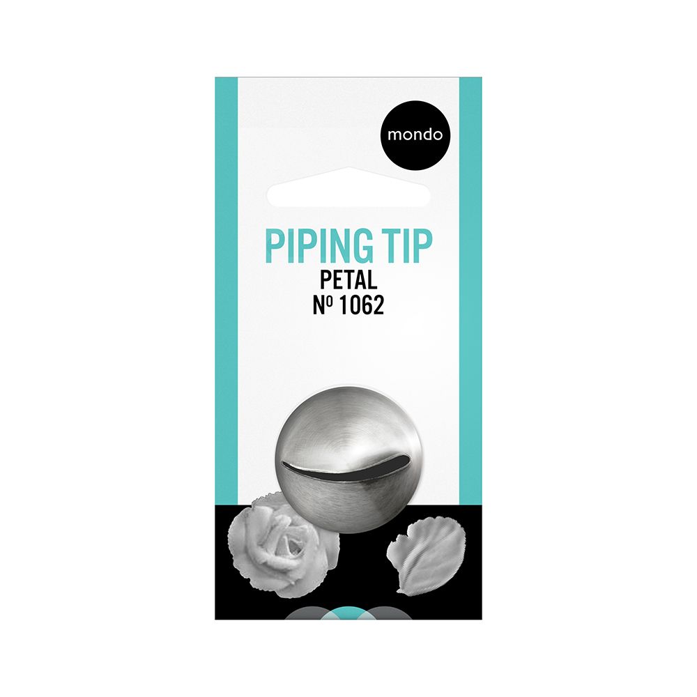 Mondo No. 1062 Stainless Steel Petal Piping Tip