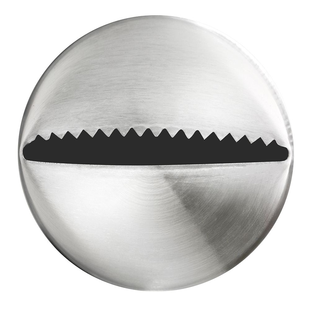 Mondo No. 789 Stainless Steel Cake Icer Basketweave Piping Tip