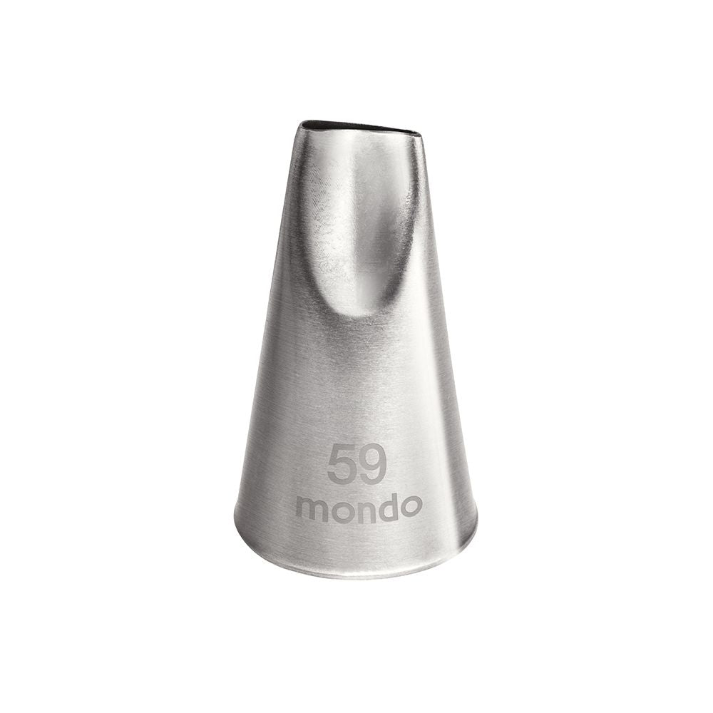 Mondo No. 59 Stainless Steel Petal Piping Tip