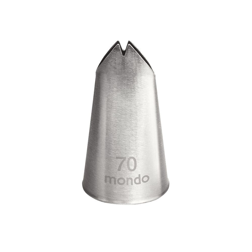 Mondo No. 70 Stainless Steel Leaf Piping Tip
