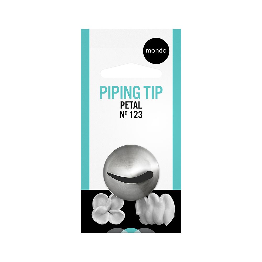 Mondo No. 123 Stainless Steel Petal Piping Tip