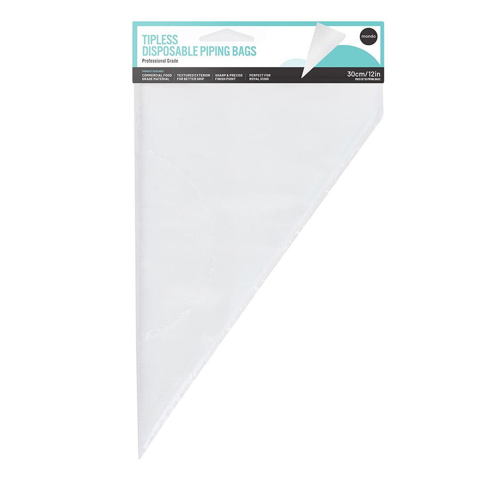 Mondo Tipless Piping Bag 12in 50 Pack