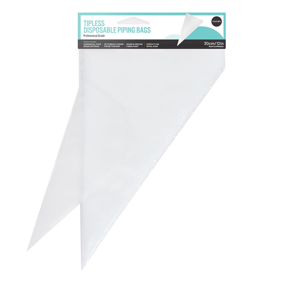 Mondo Tipless Piping Bag 12in 50 Pack