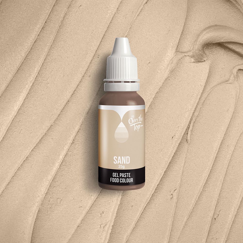 Over The Top Gel Food Colour Sand 25g
