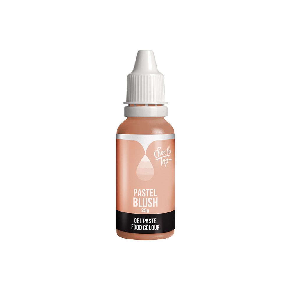 Over The Top Gel Pastel Food Colour Blush 25g