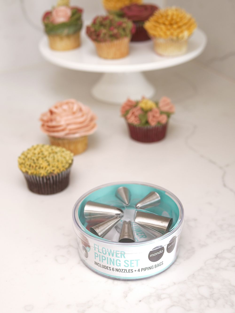 Mondo Flower Piping Set 10 Piece