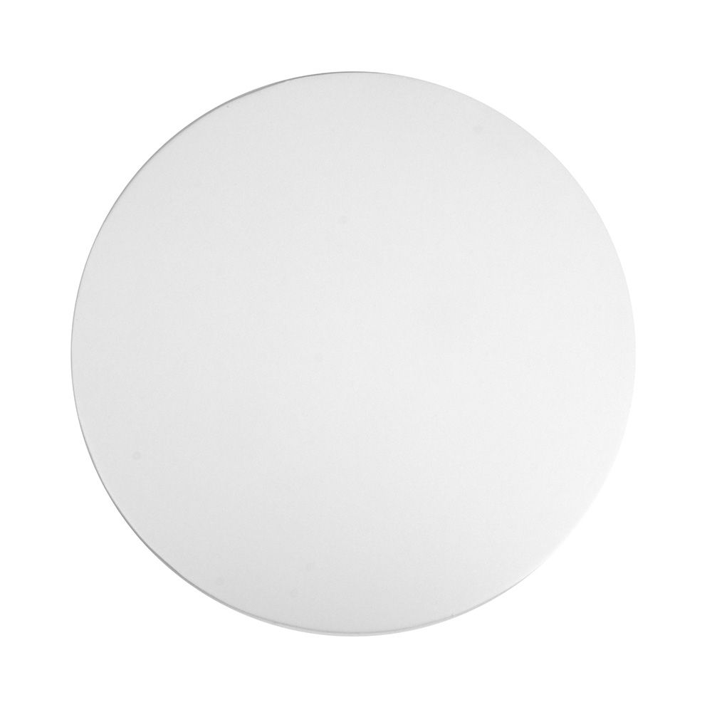 Mondo Cake Board Round 8in White 3mm Compressed