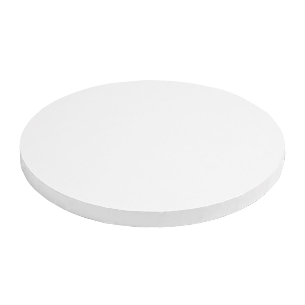 Mondo Cake Board Round White 16in 12mm