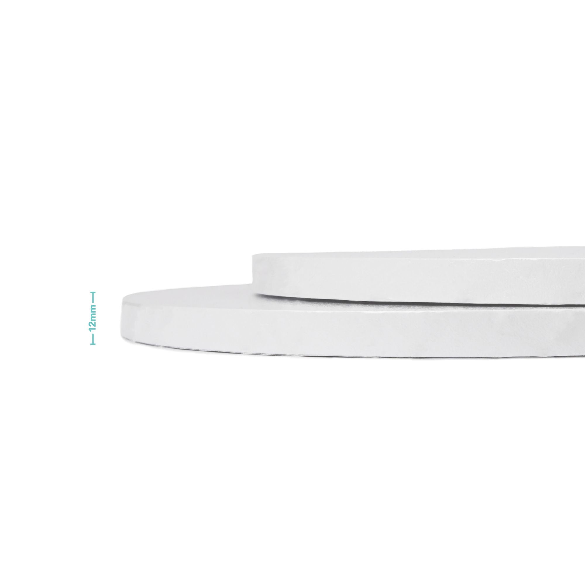 Mondo Cake Board Round White 16in 12mm