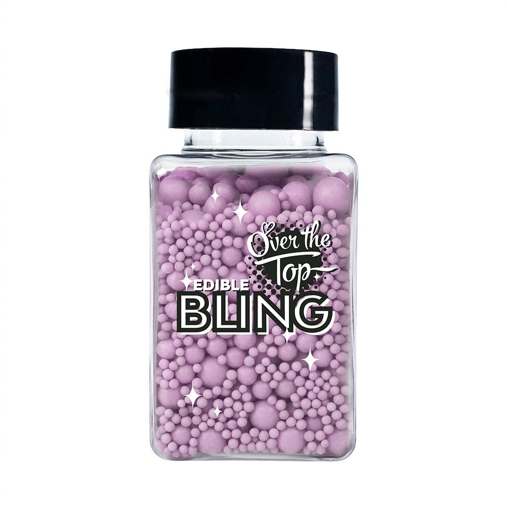 Over The Top Bling Sprinkles Pastel Lavender Medley 65g