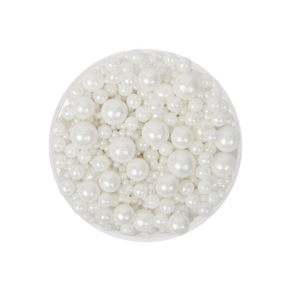 Over The Top Bling Sprinkles White Pearl Medley 65g