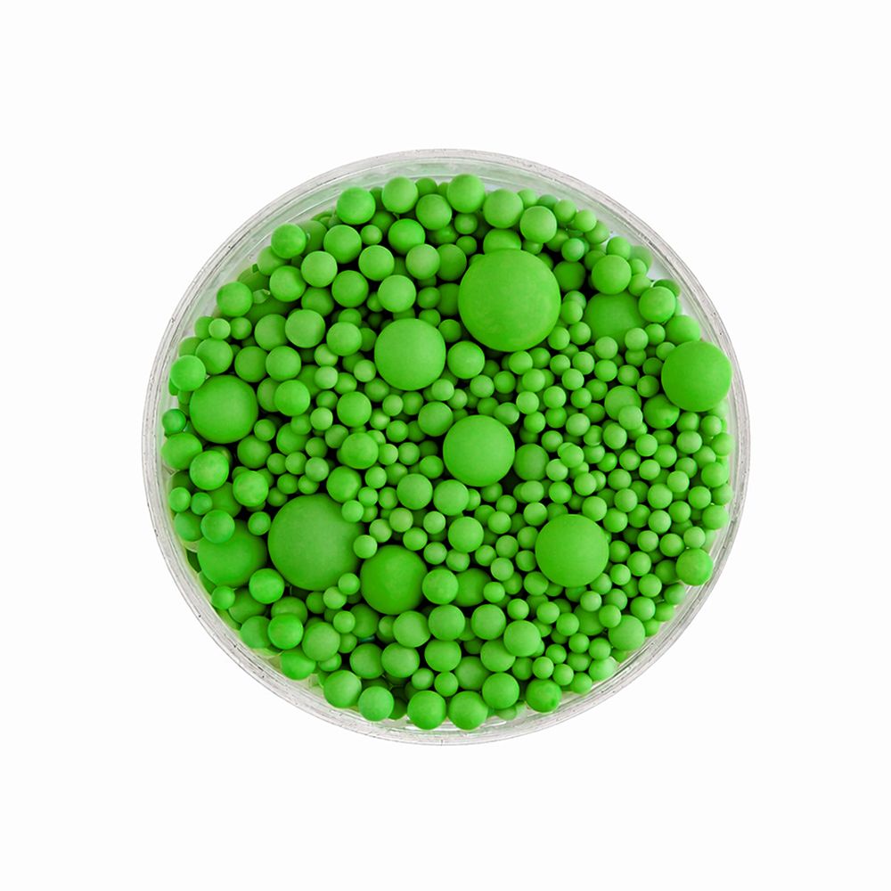 Over The Top Bling Sprinkles Leaf Green Medley 65g