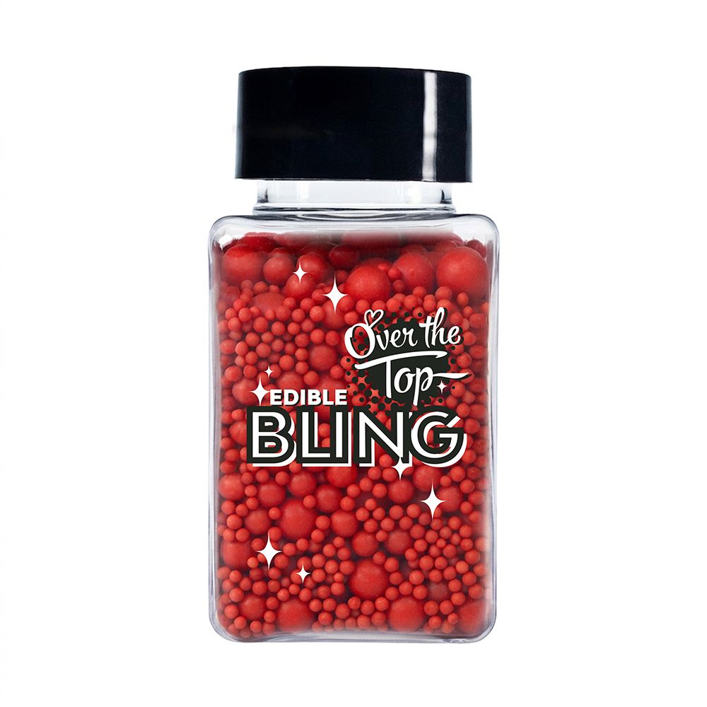 Over The Top Bling Sprinkles Red Medley 65g