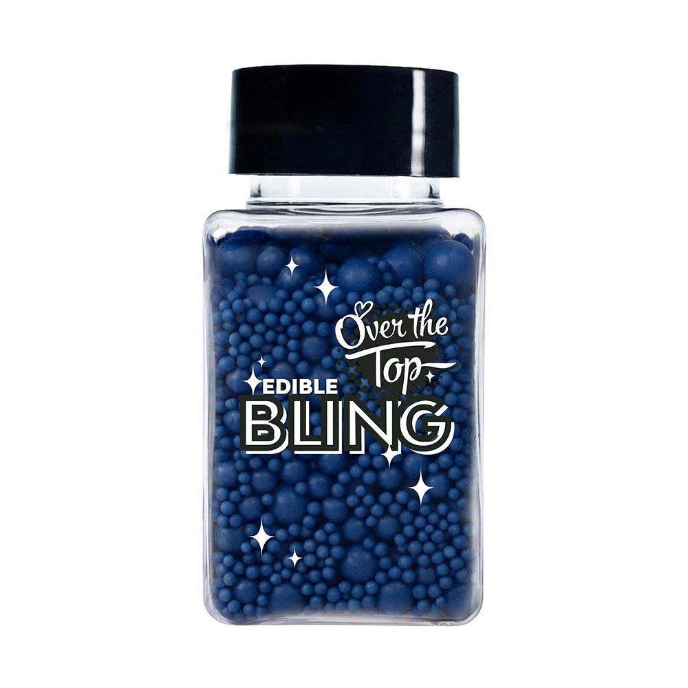 Over The Top Bling Sprinkles Royal Blue Medley 65g