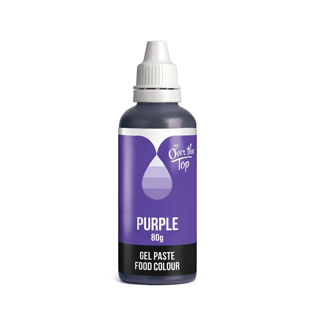 Over The Top Gel Food Colour Purple 80g