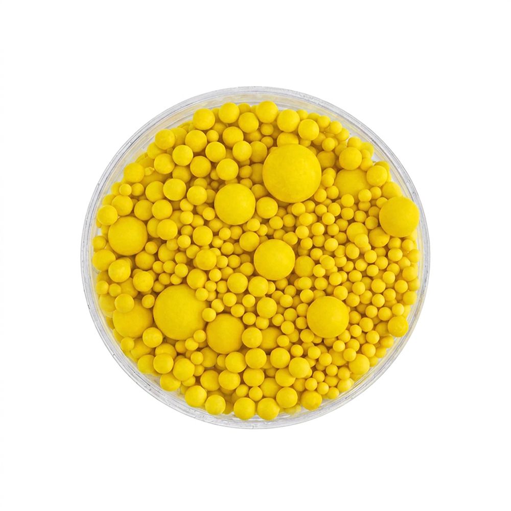 Over The Top Bling Sprinkles Bright Yellow Medley 65g