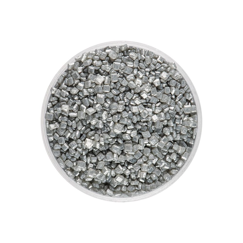 Over The Top Bling Sanding Sugar Pearl Silver 80g