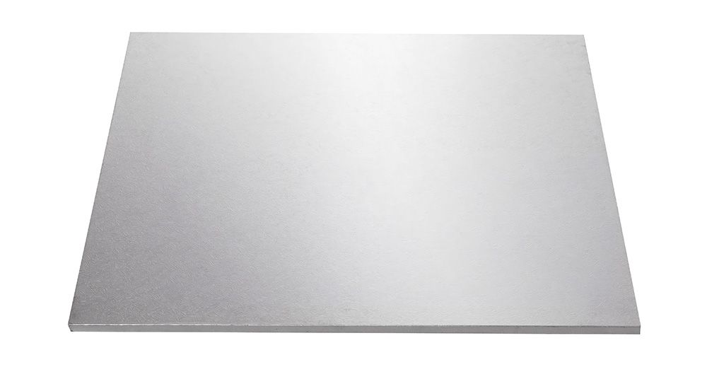 Mondo Cake Board Square Silver 6in (15cm)