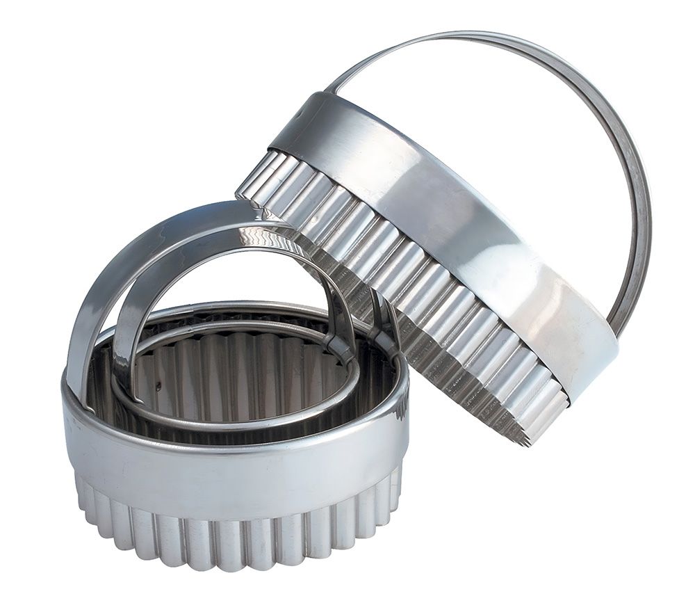 Mondo Round Crinkled Cutters Set 3 Piece