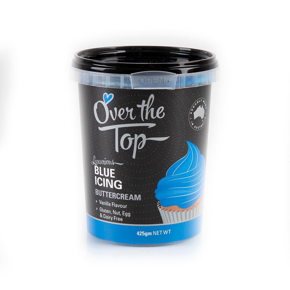 Over The Top Buttercream Blue 425g
