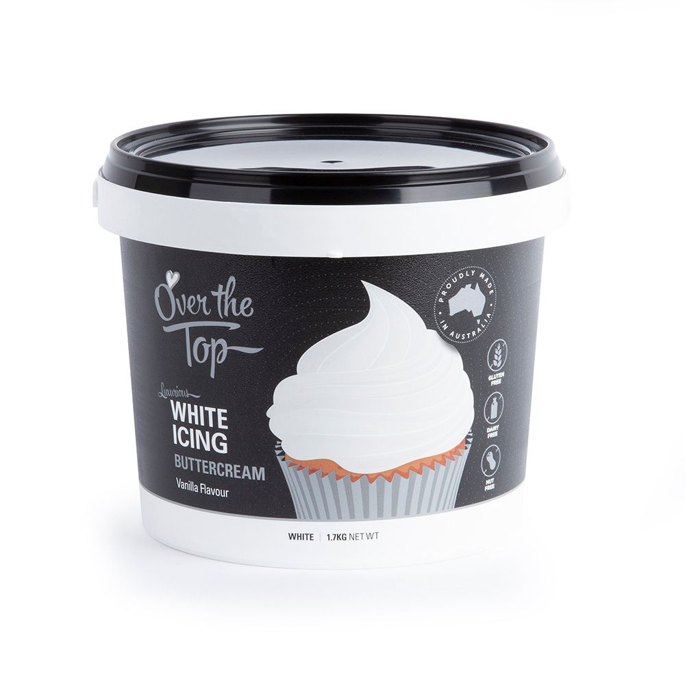Over The Top Buttercream White 1.7kg 2.2L