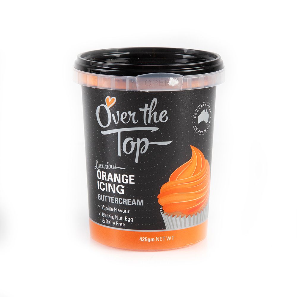 Over The Top Buttercream Orange 425g