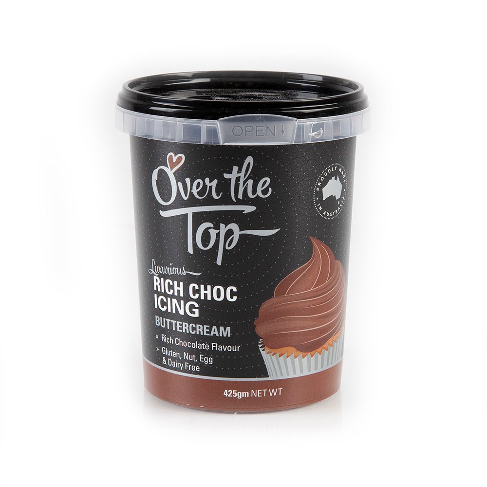 Over The Top Choc Brown Buttercream 425g