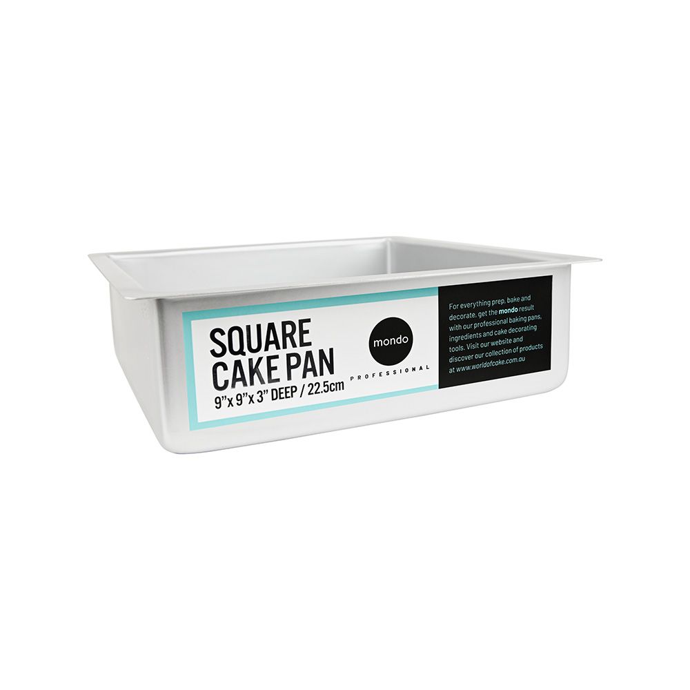 Mondo Pro Square Cake Pan 9in (22.5 x 7.5cm)
