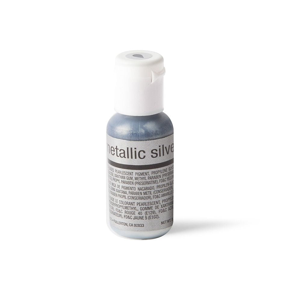 Chefmaster Airbrush Colour Metallic Silver 0.67oz