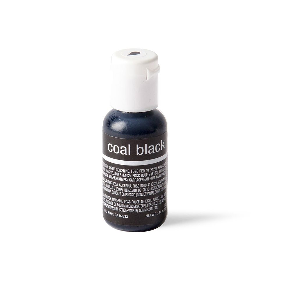 Chefmaster Liqua-Gel Coal Black 0.7oz