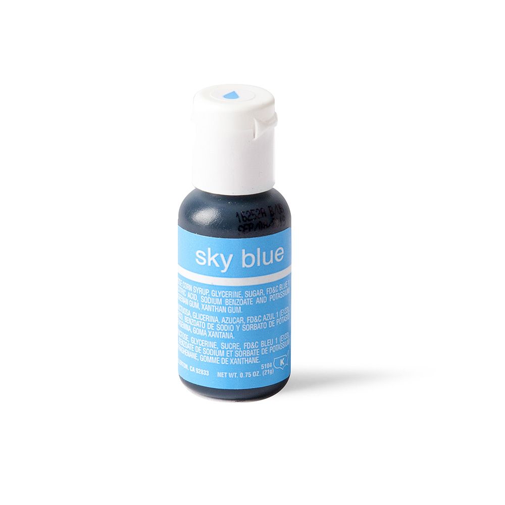 Chefmaster Liqua-Gel Sky Blue 0.7oz