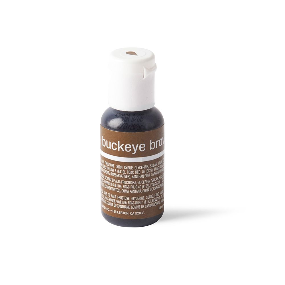 Chefmaster Liqua-Gel Buckeye Brown 0.7oz