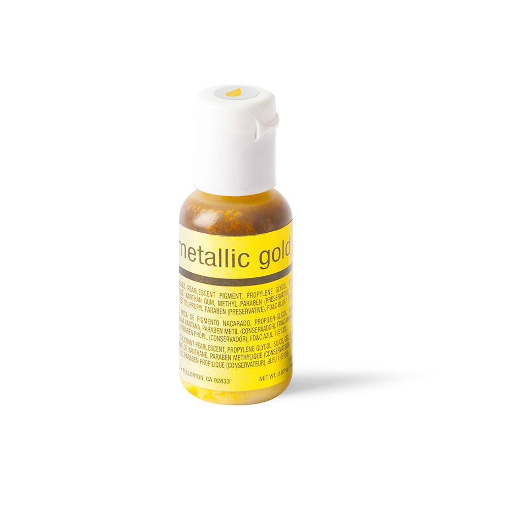 Chefmaster Airbrush Colour Metallic Gold 0.67oz