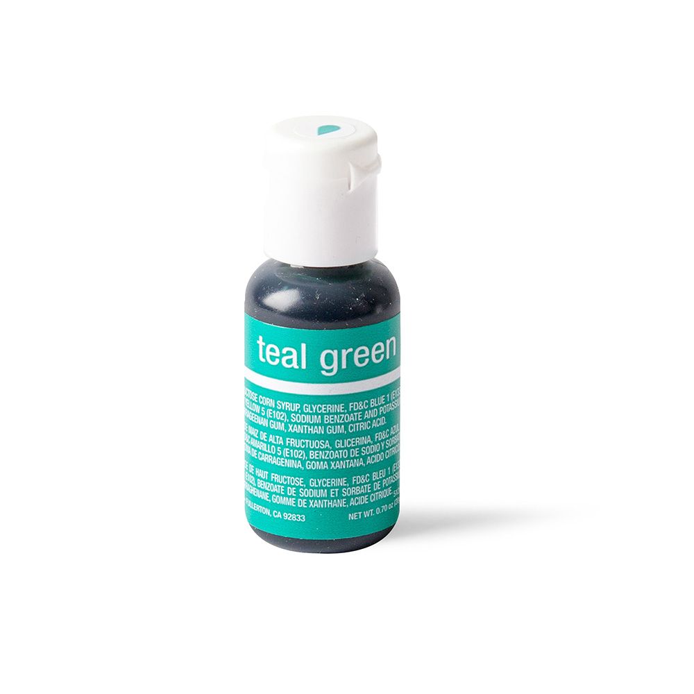 Chefmaster Liqua-Gel Teal Green 0.7oz