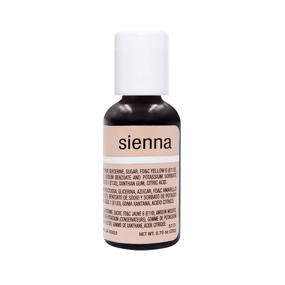 Chefmaster Liqua-Gel Sienna 0.7oz