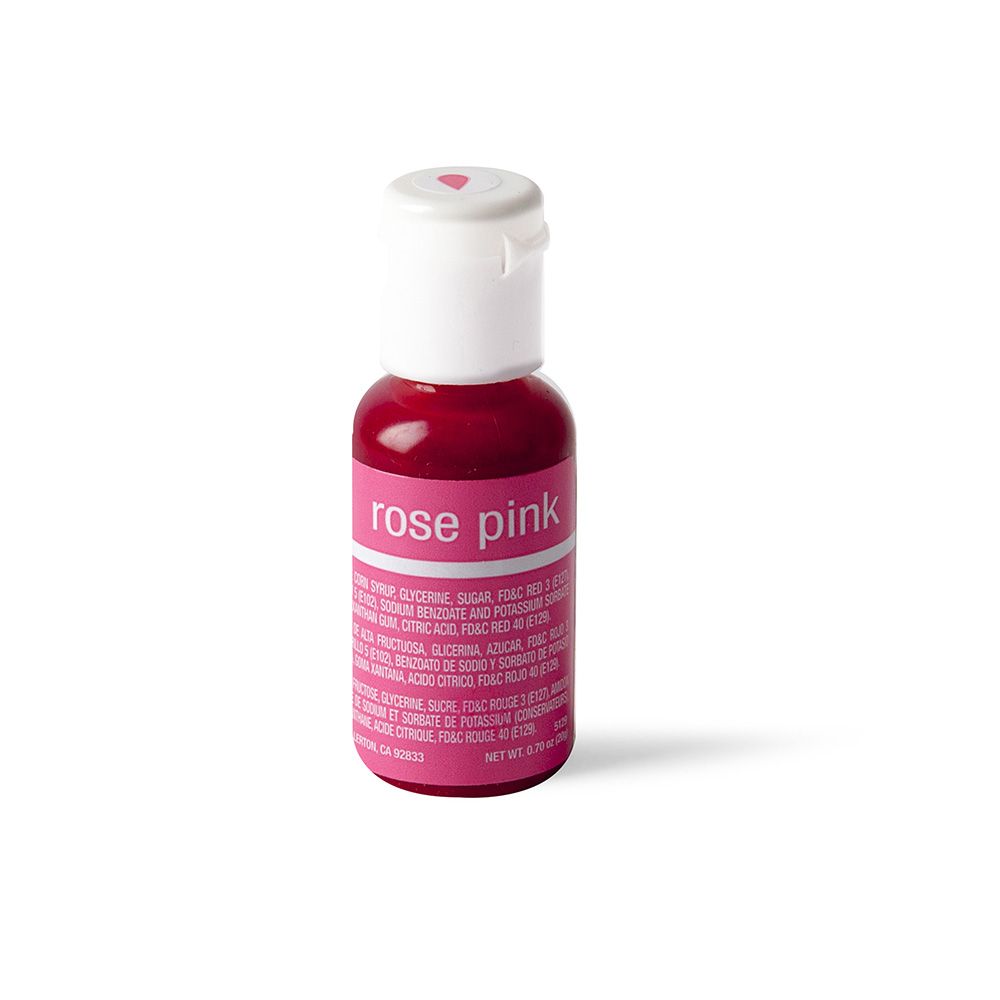 Chefmaster Liqua-Gel Rose Pink 0.7oz