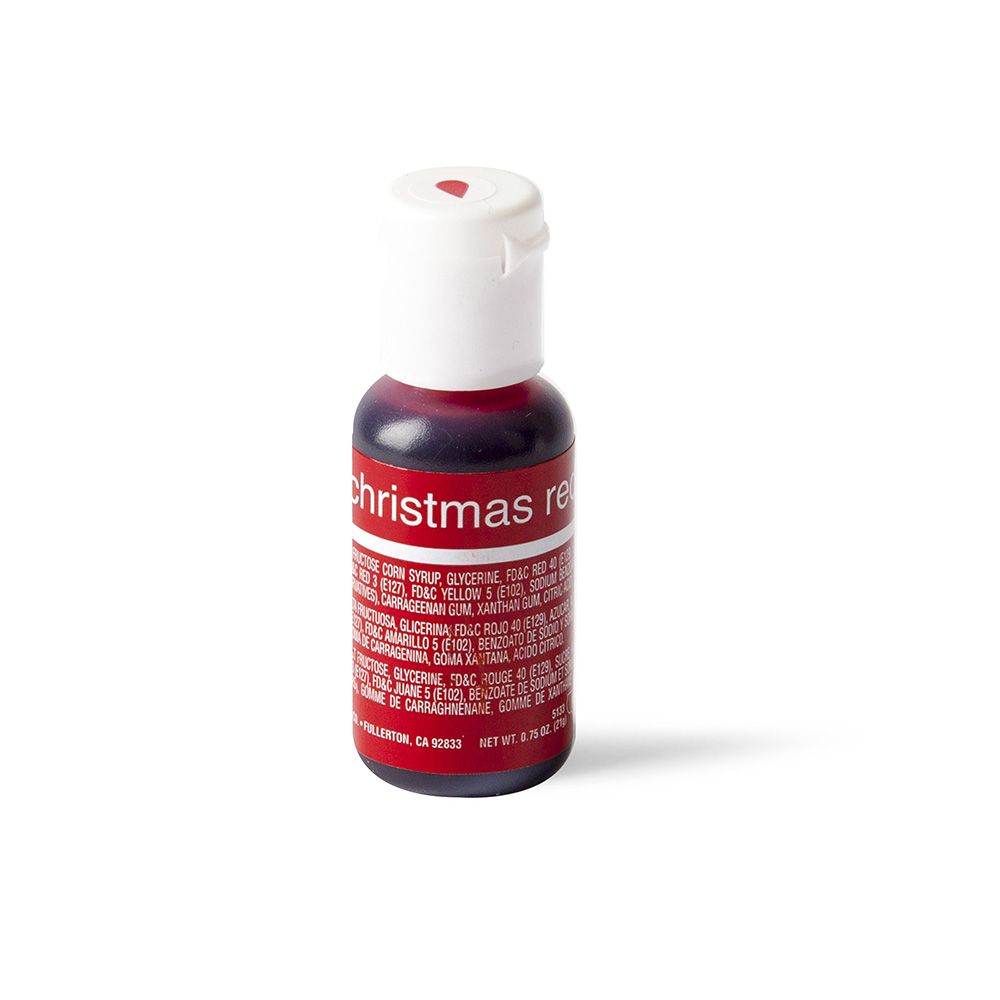 Chefmaster Liqua-Gel Christmas Red 0.7oz