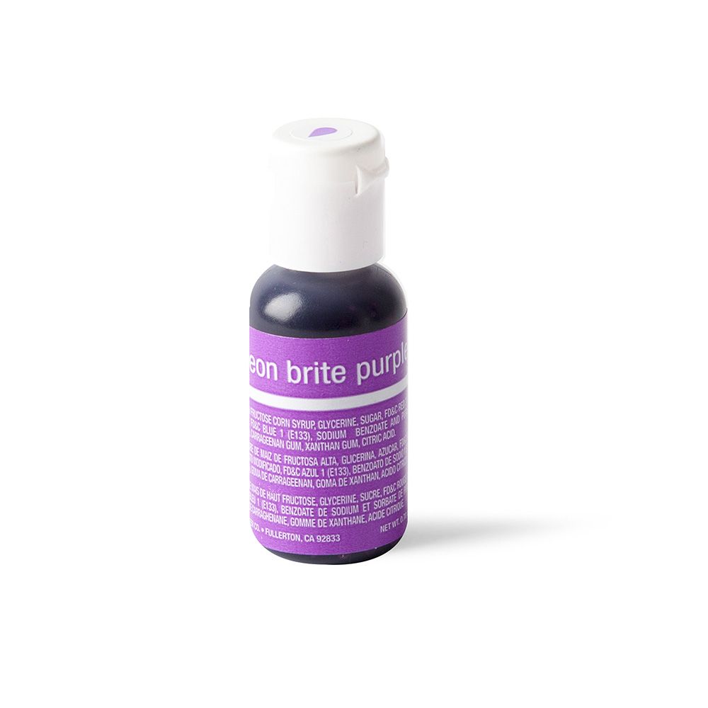 Chefmaster Liqua-Gel Neon Purple 0.7oz