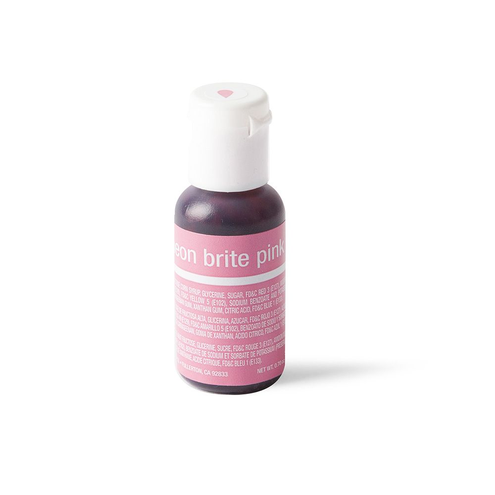 Chefmaster Liqua-Gel Neon Pink 0.7oz
