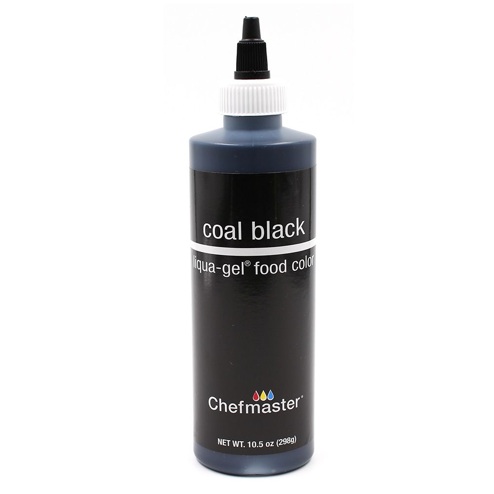 Chefmaster Liqua-Gel Coal Black 10.5oz