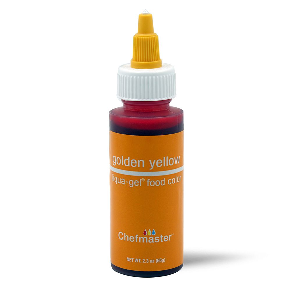 Chefmaster Liqua-Gel Golden Yellow 2.3oz