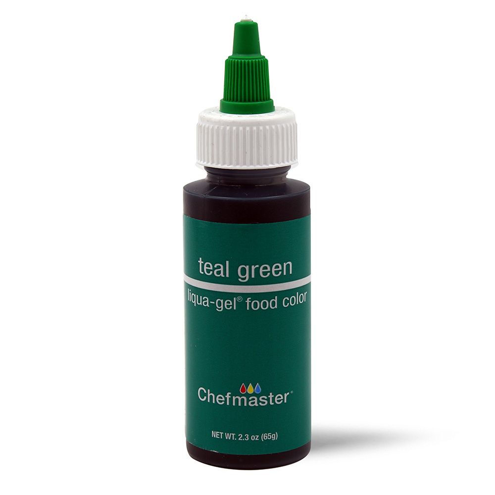 Chefmaster Liqua-Gel Teal Green 2.3oz