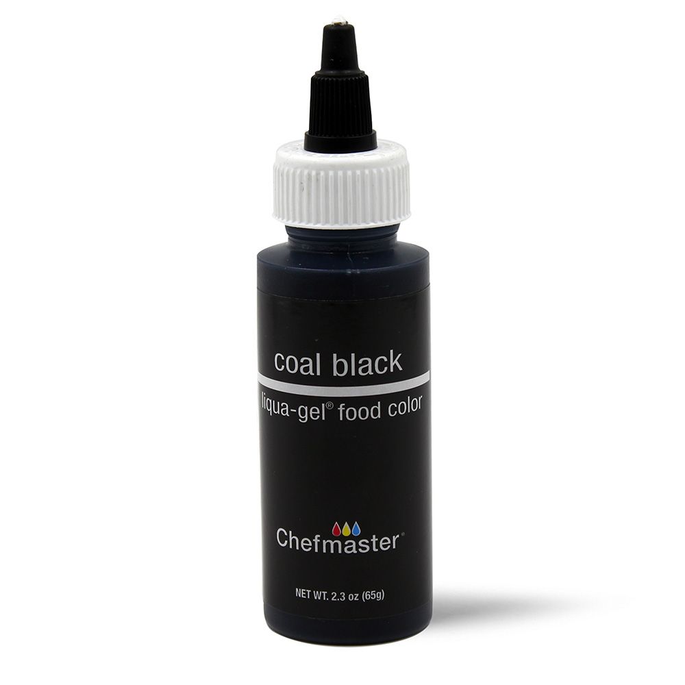 Chefmaster Liqua-Gel Coal Black 2.3oz
