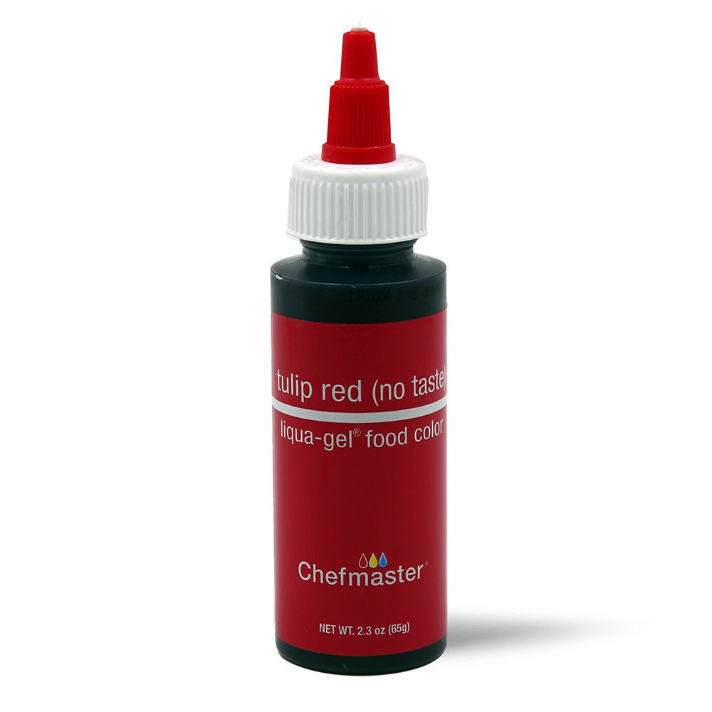 Chefmaster Liqua-Gel Tulip Red 2.3oz
