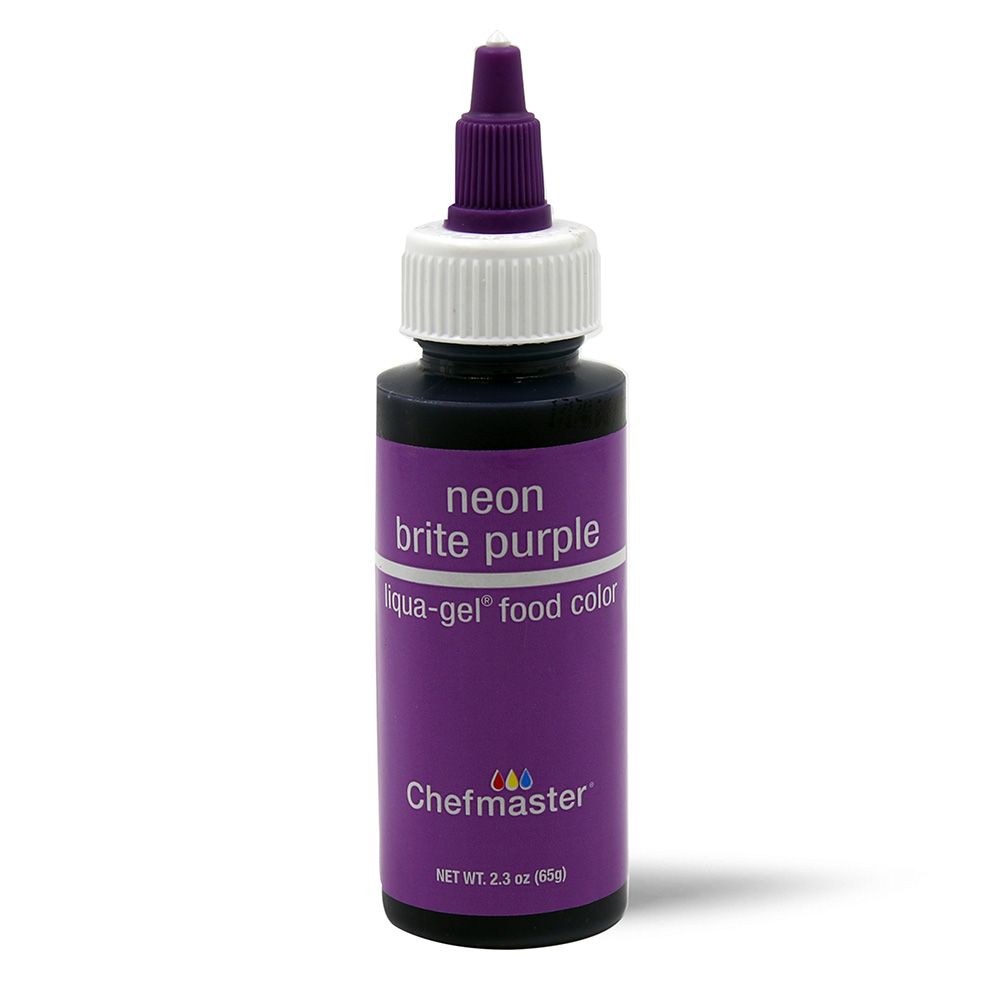Chefmaster Liqua-Gel Neon Purple 2.3oz